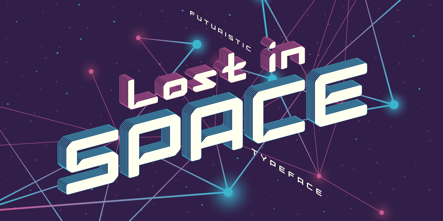 Example font Lost in space #1